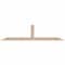 Ekena Millwork Portland Smooth Timber Gable Bracket, Douglas Fir, 108"W x 27"H x 1 1/2"D x 5 1/2"F, 6/12 Pitch GBW108X27X0206POR00SDF - alternate 1